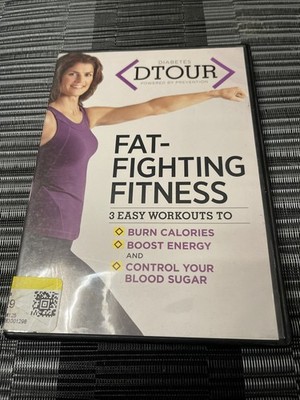 Diabetes DTour Fat-Fighting Fitness 3 Easy Workouts DVD Burn Calories Boost