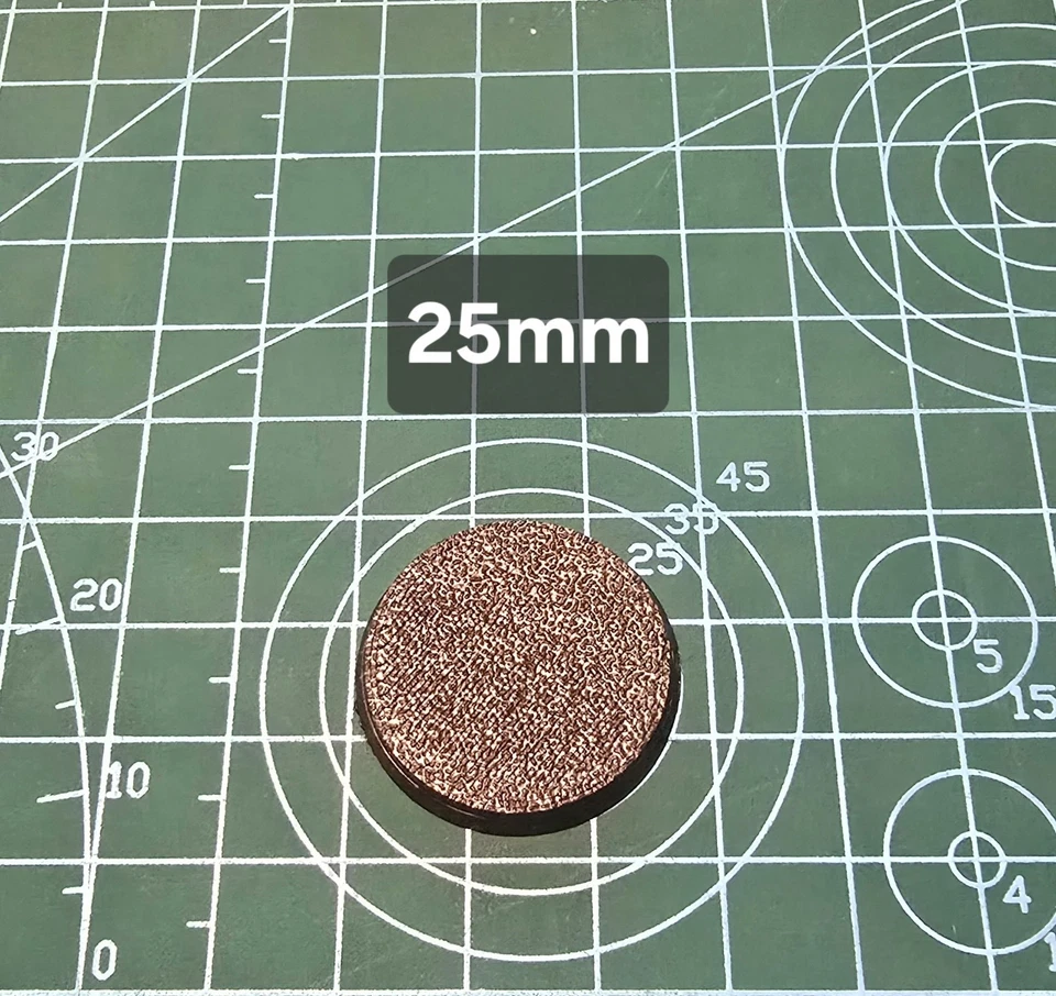 Various Round Bases 25mm to 90mm For Warhammer 40k, D&D, Miniatures, wargaming - Image 2 of 4