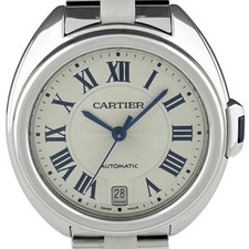 CARTIER Clé De Cartier WSCL0006 Silver Case Size 35mm Men's Used Watch #31017