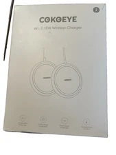 Wireless Charger Cokoeye Wi011 15W Max Fast Wireless Charging Pad 2-Pack