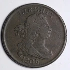 Photo of a 1806-P Half Cent from an eBay listing that sold on Jul 10, 2026