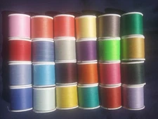24 Coats & Clark All Purpose Thread~135 Yd ea~Polyester~Various Colors~Lot X