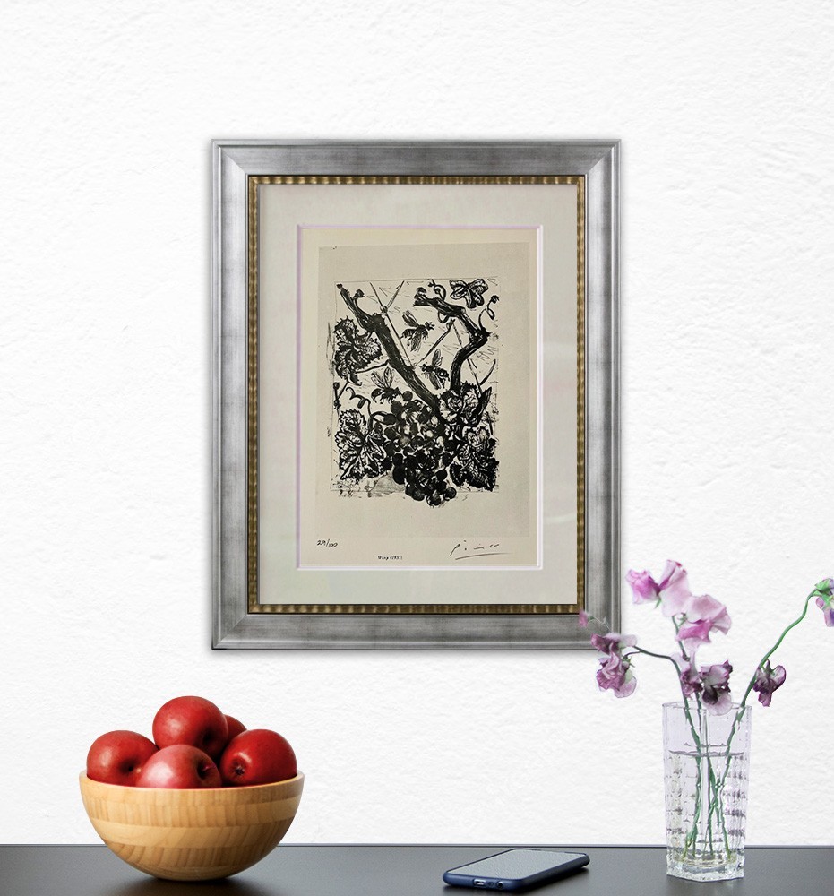 Pablo Picasso, Original Hand-signed Lithograph with COA & Appraisal of $3,500