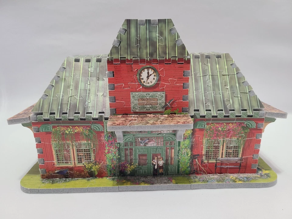 Puzz3d 5 Main Street Tradition Collection 272pcs Complete W/Box & Manual - Rare - Image 4 of 4