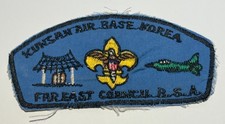 Kunsan Air Base Korea Far East Council CSP Boy Scout DC8