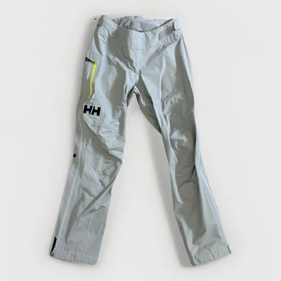 Helly Hansen Light Gray Snow Pant Windproof Waterproof Zip Pocket Womens Medium  - Image 1 of 3