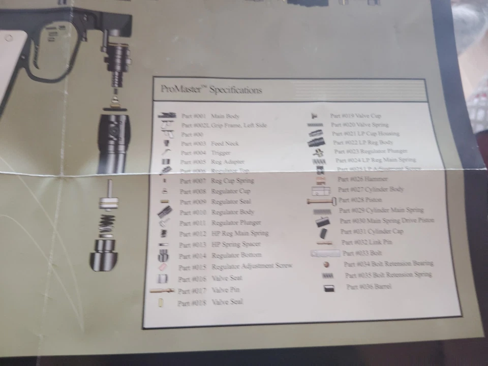 ¡¡NUEVO!! MARCADOR PAINTBALL INDIAN CREEK DESIGN ICD PROMASTER Foto 3 de 3