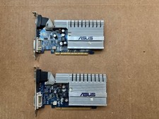 Lot Of 2 ASUS NVIDIA GeForce 8400 GS  SILENT/P/512M/A 512MB DDR2 SDRAM PCI