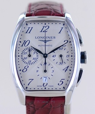 Longines Uhr Evidenza Chronograph Large Automatic Tonneau Klassiker