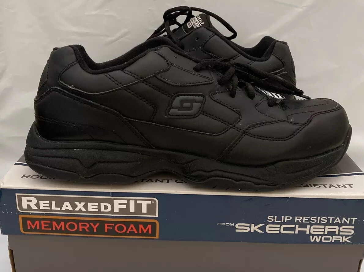 skechers for work men's felton slip resistant
