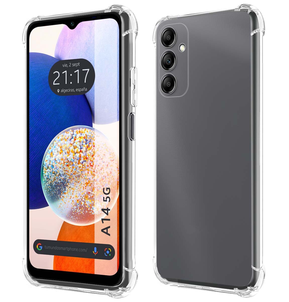 Cover Silicone Anti Colpi Trasparente per Samsung Galaxy A14 4G/5G