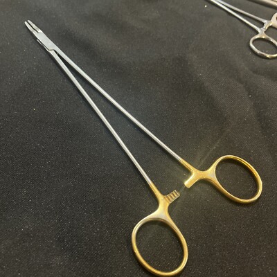 Needle Holder 7  Surgical Grade. Tungsten Hobby, Watch Repair, Solder aide. Tool