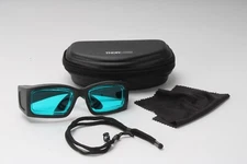 Thorlabs LG7A Laser Safety Glasses With Carrying Case, Cloth, and Strap