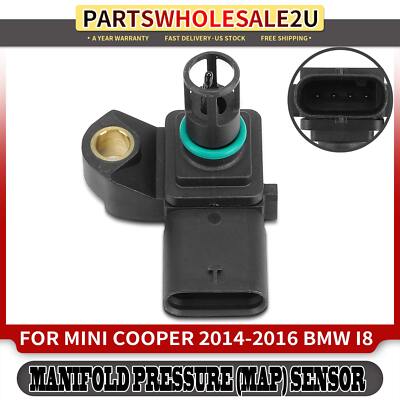 Manifold Pressure (MAP) Sensor for Mini Cooper 2014-2016 L4 2.0L BMW	i8 L3 1.5L
