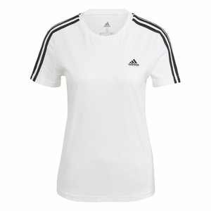 adidas Essentials Loose 3-Stripes Cropped Tee - Black | GL0777 | adidas US