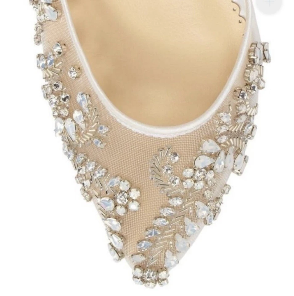 Bella Belle FLORENCECrystal Embellished Heels Size 8 - Image 3 of 4