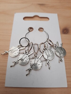 Strickmaschenmarkierer Metall, Ring, kein Haken, Weihnachtsgeschenk für Stricker, 