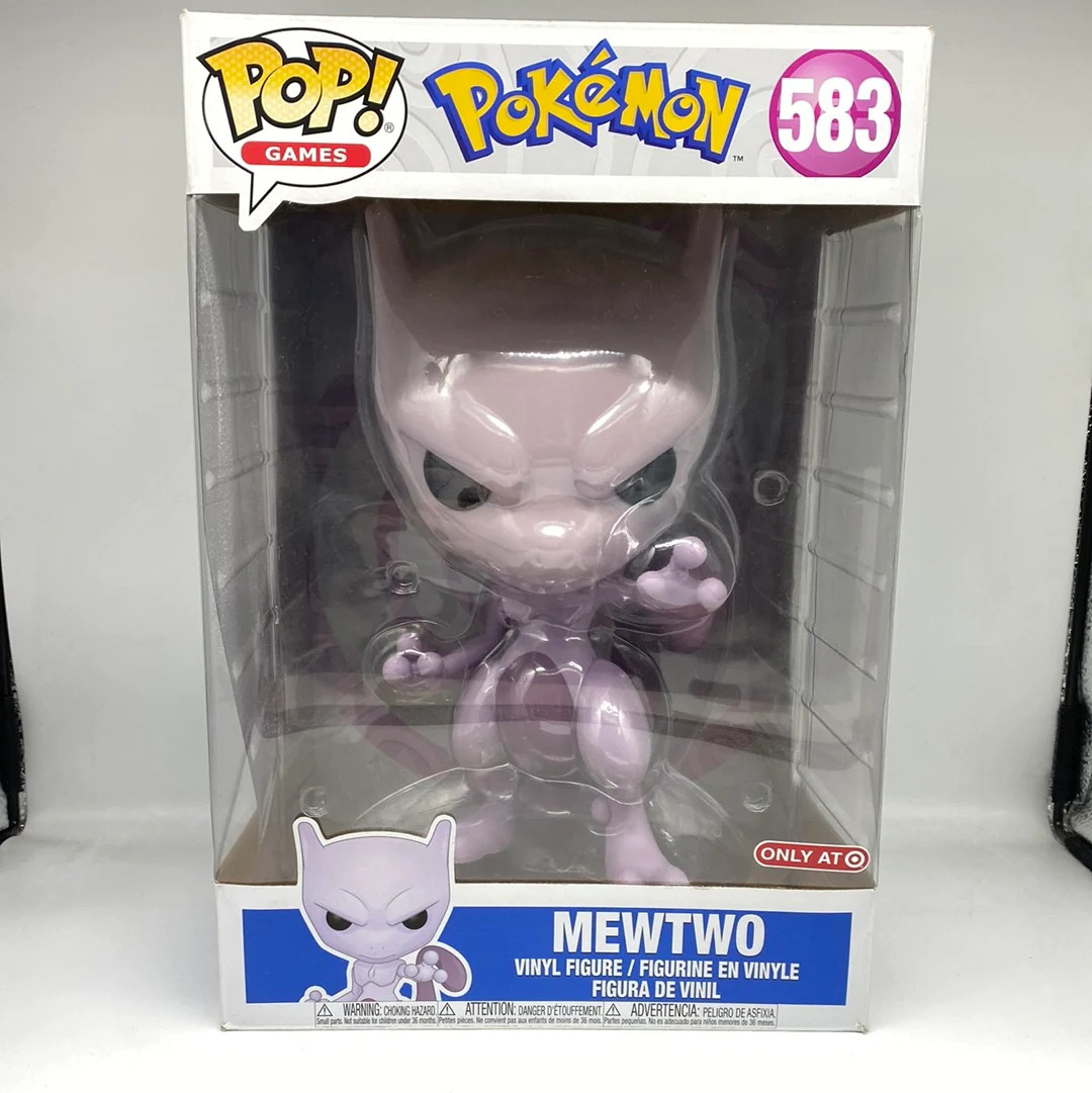 Funko Pop! Pokémon: Mewtwo (10-Inch) #583 Vinyl Figure Target Exclusive