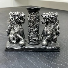 Kylin Sphere Resin Holder Stand Base Crystal Ball showing stand C106