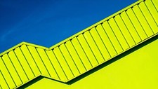 Landscape abstract architecture modern rooftops sky Custom Gaming Mat Desk