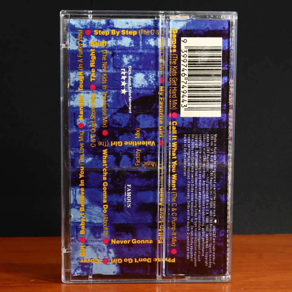 New Kids on the Block ~ No More Games Cassette w/ Front Sticker & Plastic Sleeve - Image 2 of 4