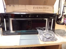 Everkitch 30" Range Hood Insert With 800CFM, Range Hood With Black Glass EVK224