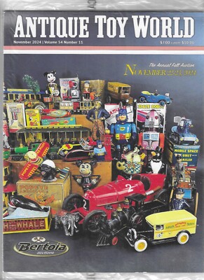 November 2024 issue of Antique Toy World Magazine unread in original packaging