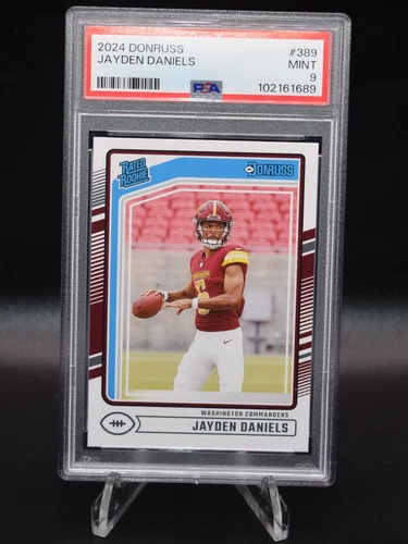 2024 Donruss - Rated Rookie #389 Jayden Daniels PSA 9 COMMANDERS