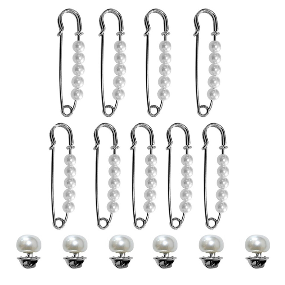 15 Pcs Woman Jewelry Accessories Fixed Clothes Pin Social Battery Board Miss