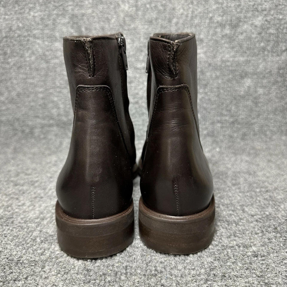 Botines Paul Green para mujer talla UK 4.5 US 7 cuero marrón con cremallera interior Foto 4 de 4