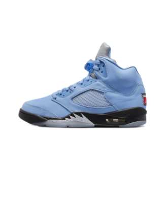Nike Air Jordan 5 Retro UNC University Blue Black Saxe Silver