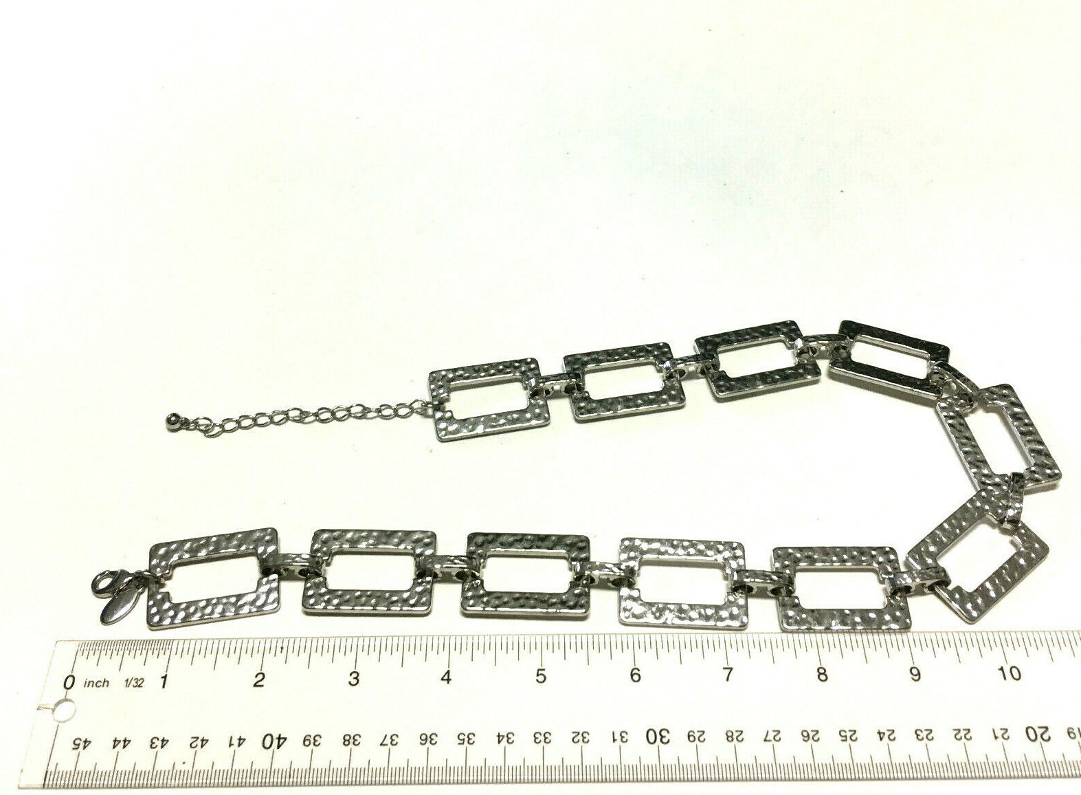 ANN TAYLOR Rectangle Chain Link Statement NECKLAC… - image 6