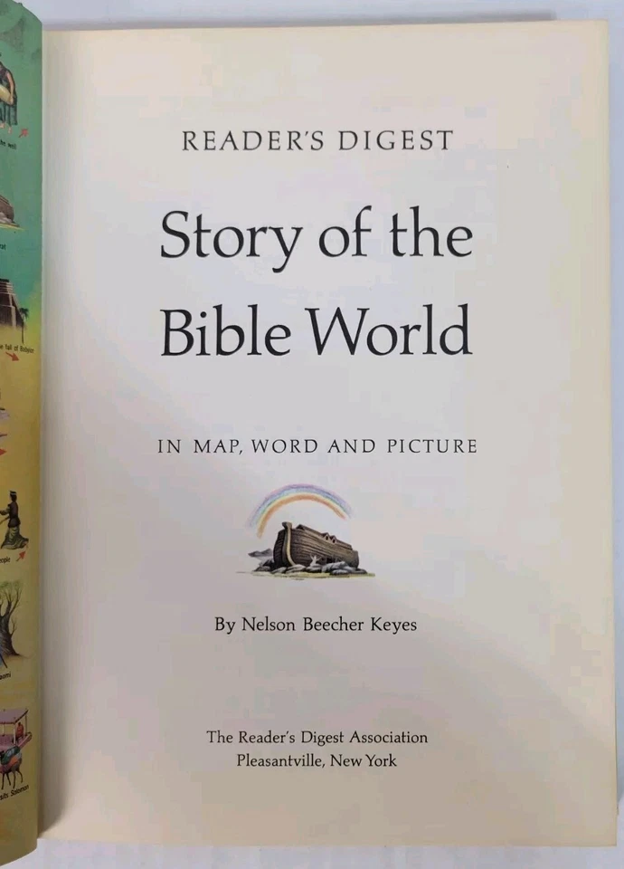 Readers Digest Story Of The Bible In Map, Word And Picture With Map 1962 HDCJ VG - Image 4 of 4