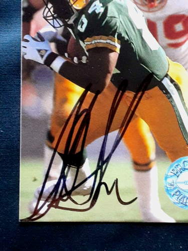 STERLING SHARPE GREEN BAY PACKERS WR SIGNED AUTOGRAPHED 1991 FOOTBALL CARD - Picture 2 of 2