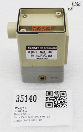 35140 SMC ELEKTROPNEUMATISCHER REGLER IT1001-N31-X6 - Bild 1 von 8