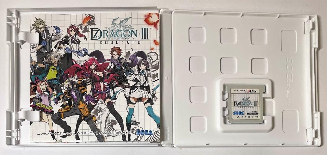 セブンスドラゴンIII code：VFD 任天堂 3DS ゲーム Seventh 7th Dragon III 3 Code VFD Nintendo 3DS Japanese ver Tested