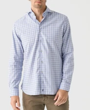 NEW JOHNNIE-O TOP SHELF MALIBLU SETH PLAID BUTTON UP DOWN SHIRT SZ XL