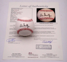 VIN SCULLY JSA CERTIFIED SIGNED OFFICIAL RAWLINGS MLB BASEBALL AUTOGRAPHED MINT