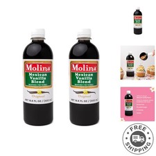 Authentic Pure Mexican Vanilla Blend for Desserts  Savory Dishes - 33.2 Fl Oz