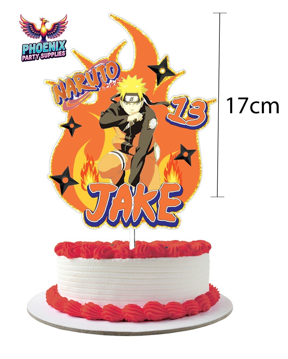 PERSONALIZADO 2D NARUTO CAKE TOPPER DECORACIÓN FIESTA ANIME MANGA