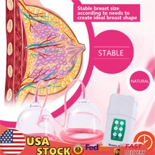 Electric Vacuum Breast Enlargement Pump Enhancer Suction Sucker Female Safety
