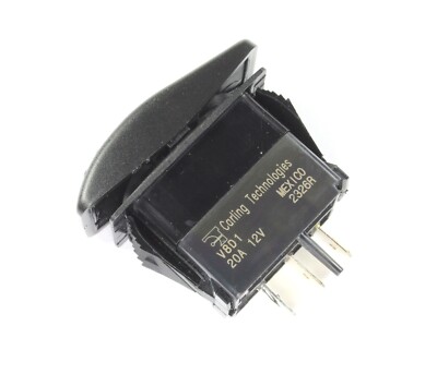 Carling MOMENTARY Rocker Switch SPDT, 20A 12VDC ON-OFF-ON 3prongs V8D1S00B-AZC00