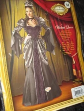 New!  Victorian Trading Womens Wicked Queen Costume Incharacter Halloween Gothic