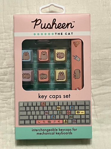 Pusheen the Cat Key Caps For Mechanical Keyboards -Set of 12 -New