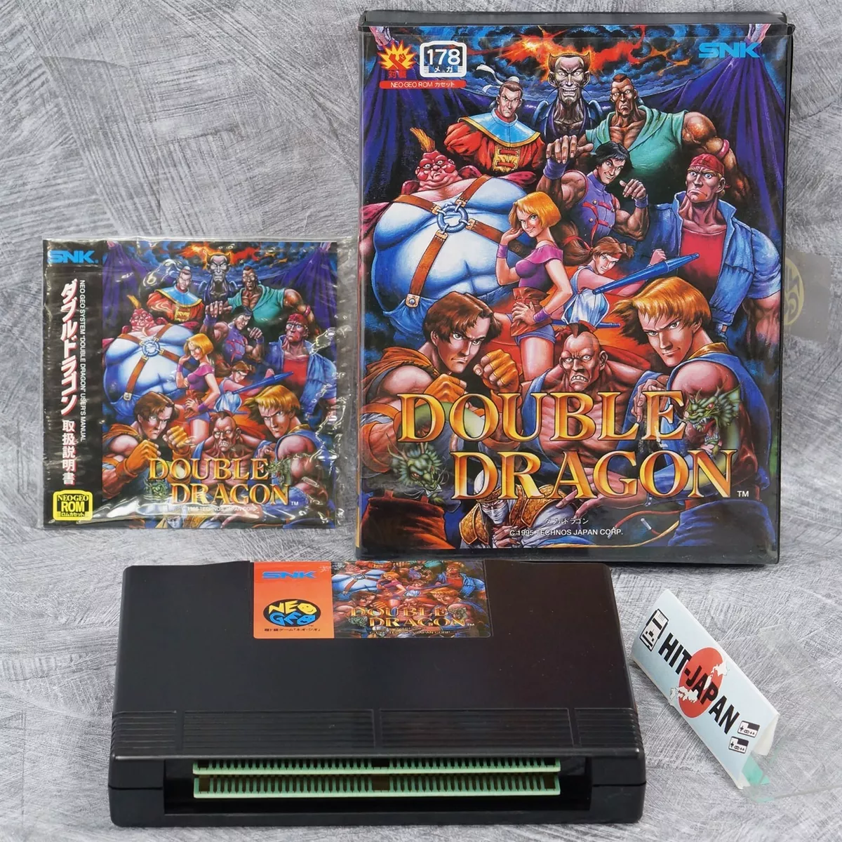 DOUBLE DRAGON NEO GEO AES FREE SHIPPING SNK Ref 0201