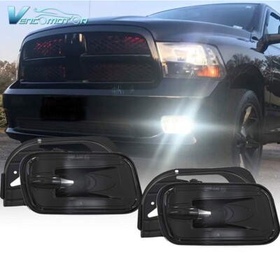 Fit For 2009-2012 Dodge Ram 1500 10-18 2500 3500 Bumper Fog Lights Driving Lamps