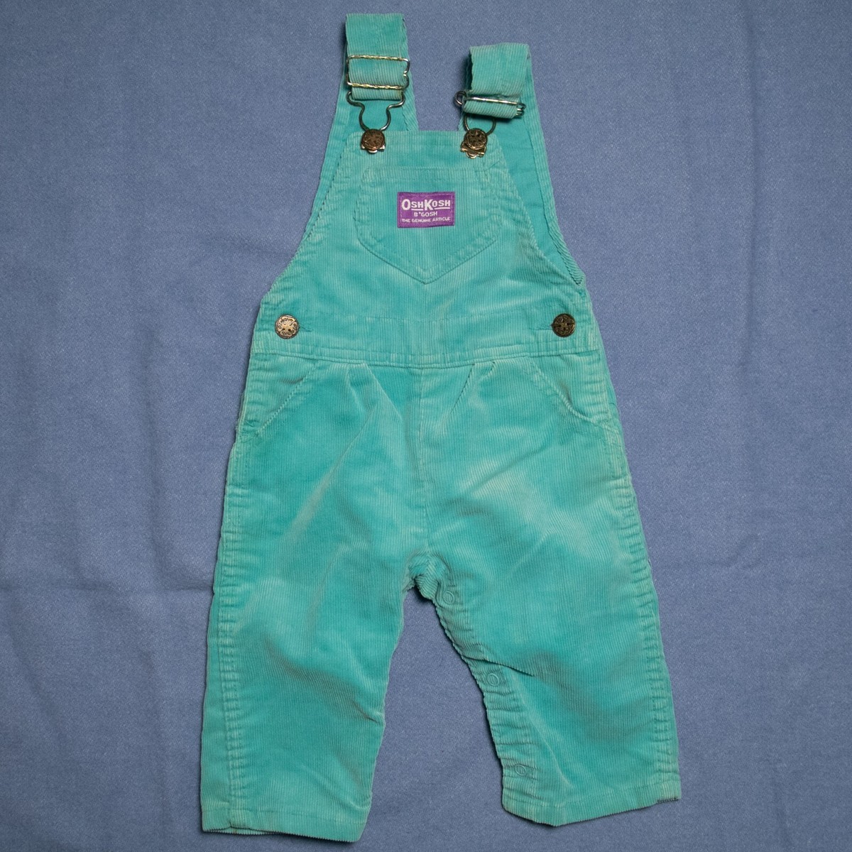 Vintage Oshkosh B'Gosh Vestbak Kids Size 12m Corduroy