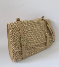 Eric Javits  Golden Peanut Norwood Satchel Shoulder Bag $450