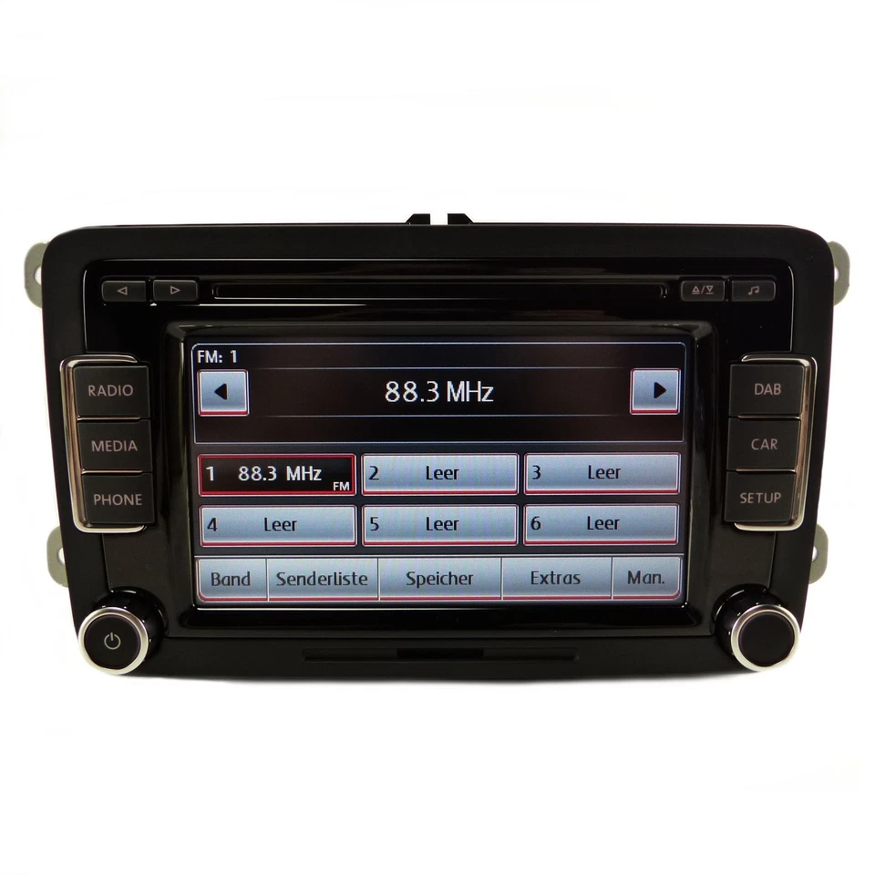 VW RCD 510 DAB+ Radio Touchscreen Autoradio mit Code VW Golf 6 Touran Passat B7 - Bild 3 von 4
