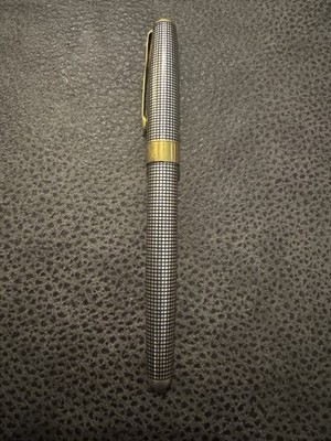 Parker Sonnet Prestige Sterling Fountain Pen 18K Nib F